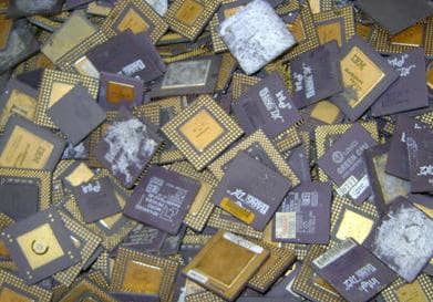 pentium pro Ceramic CPU processors Scraps